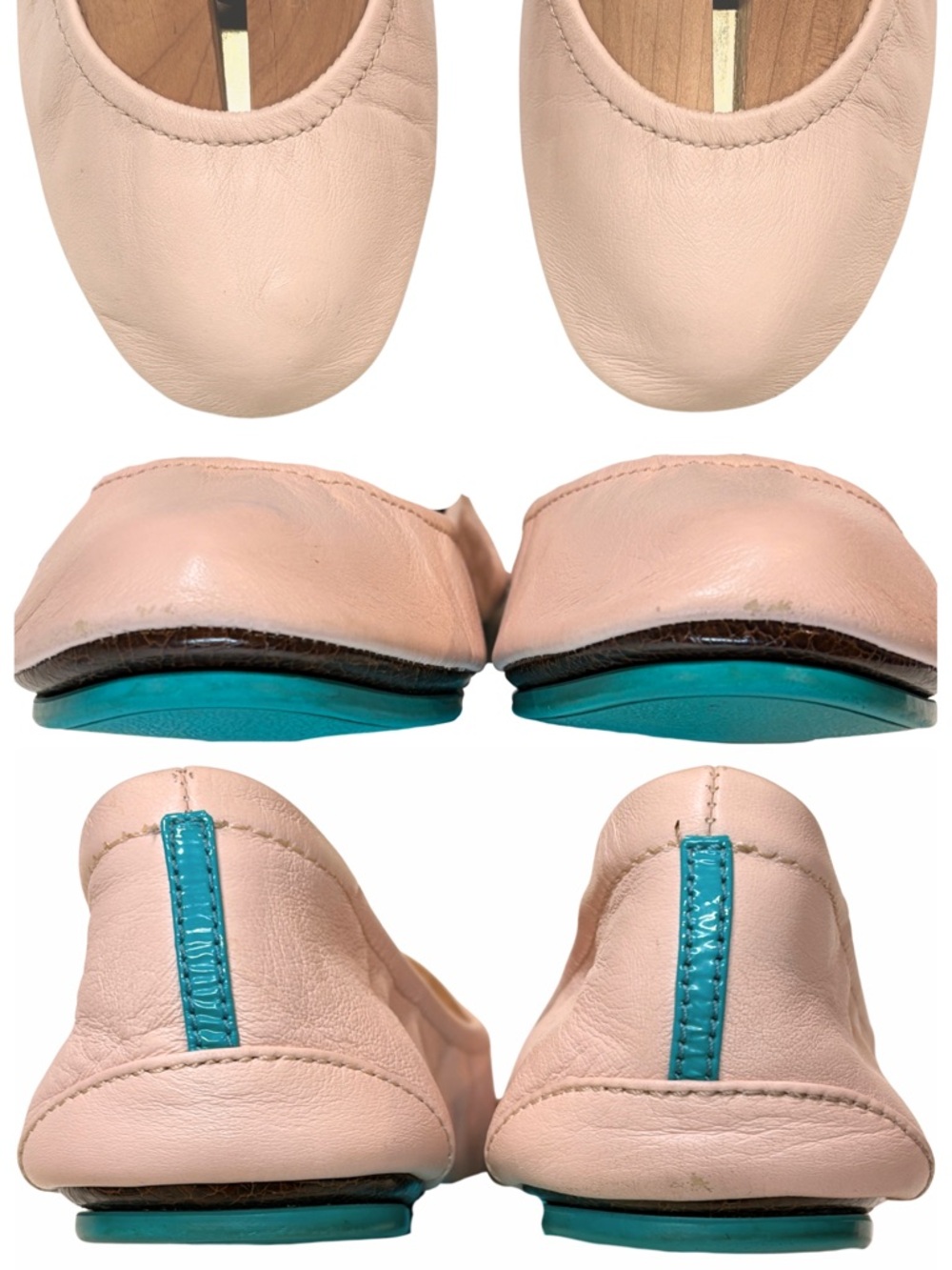 TIEKS Ballerina Pink Ballet Flats + Reusable Tote Bag + Box - Picture 7 of 16
